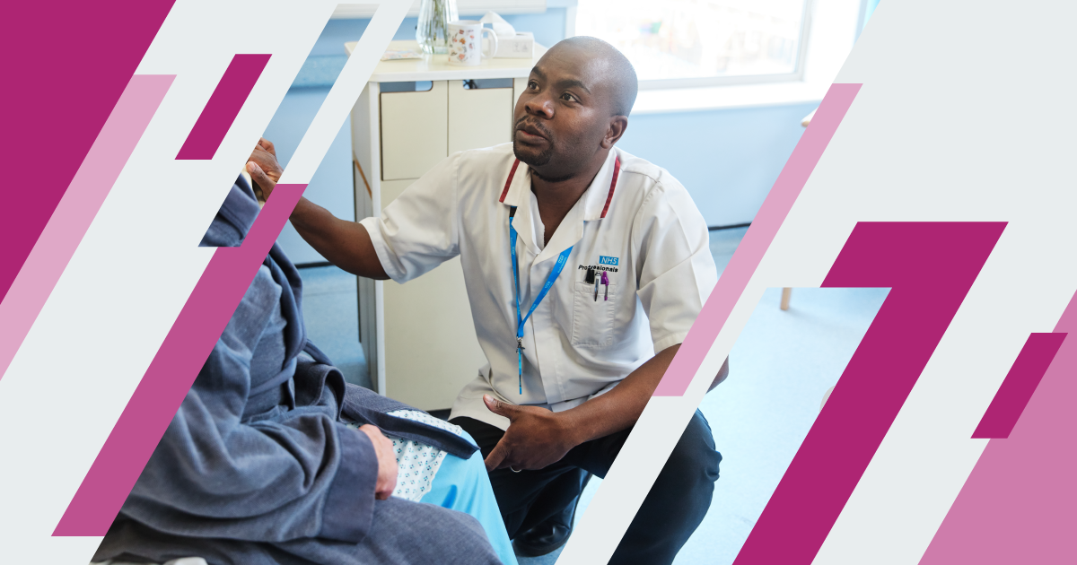 Three Healthcare Support Workers tending to patients in a medical setting